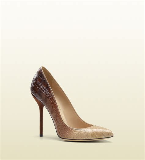 gucci white shoes heels|gucci high heels beige.